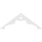Ekena Millwork Pitch Heath Architectural Grade PVC Gable Pediment, 36"W x 13 1/2"H x 1"P (9/12) GPP036X014X100HEA - alternate 4